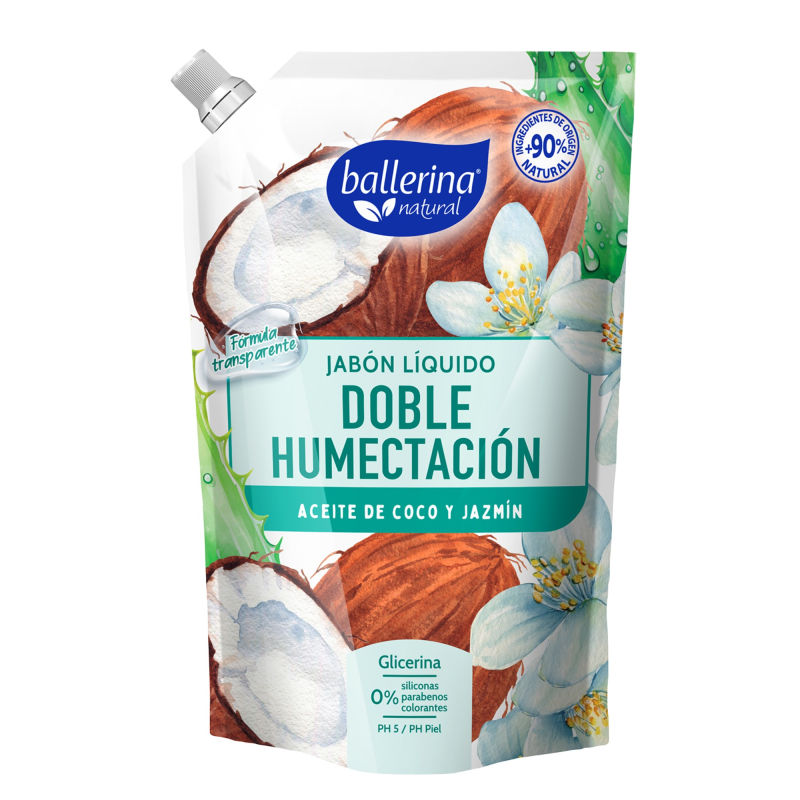 Ballerina Jabón Coco Jazmin DP 750 ml
