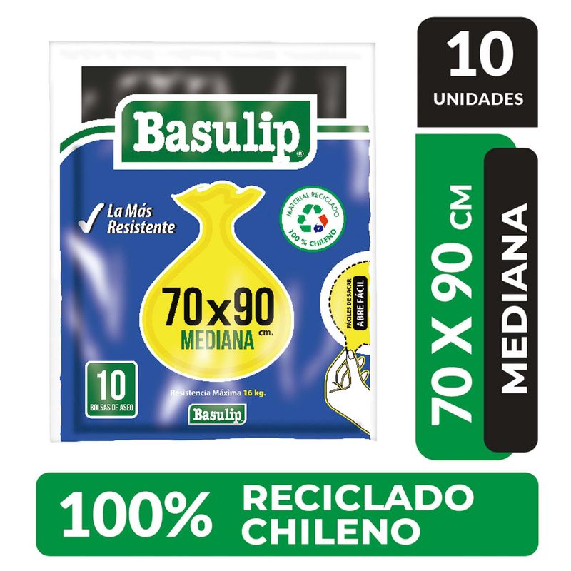 Cien Bolsas De Basura 70x90 10 UN