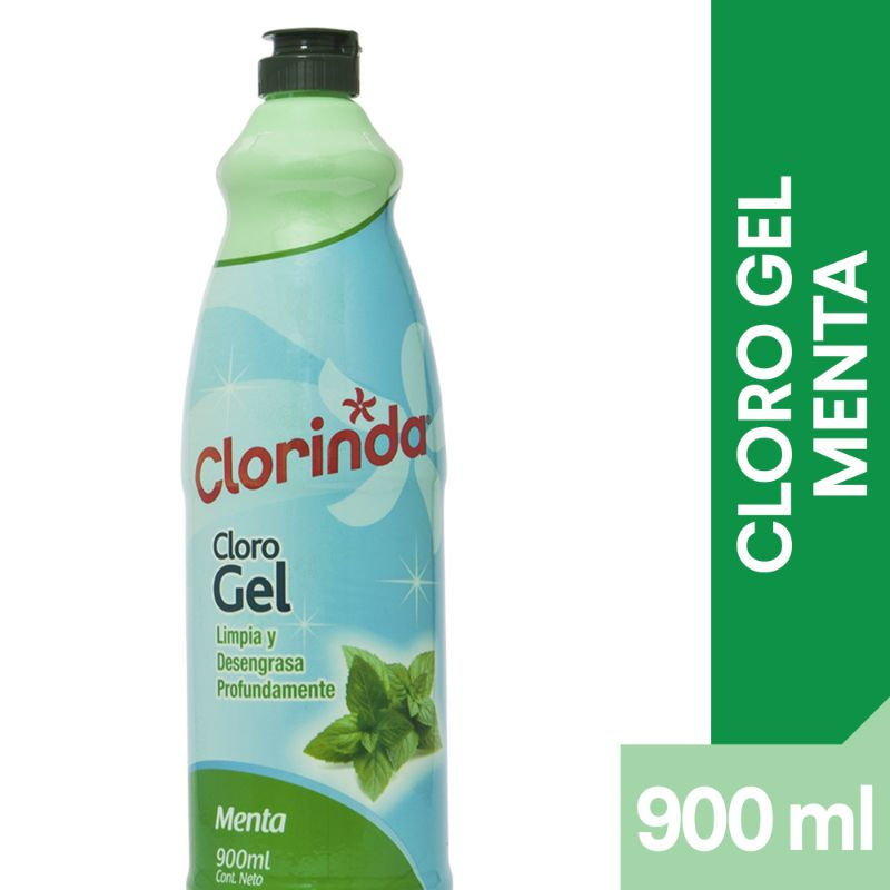 Clorinda Cloro Gel Menta 900 ml