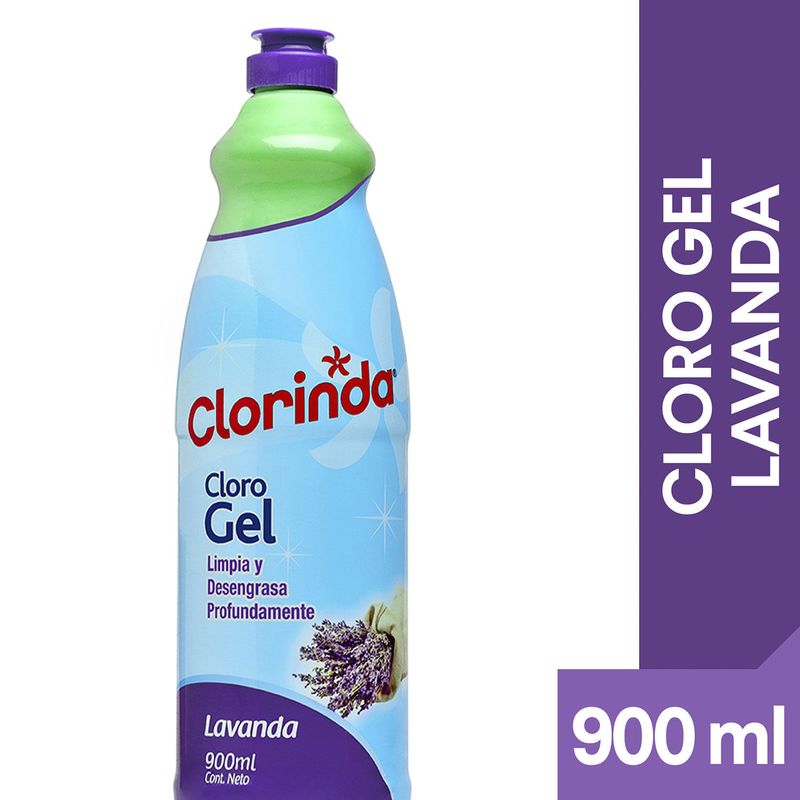 Clorinda Cloro Gel Lavanda 900 ml