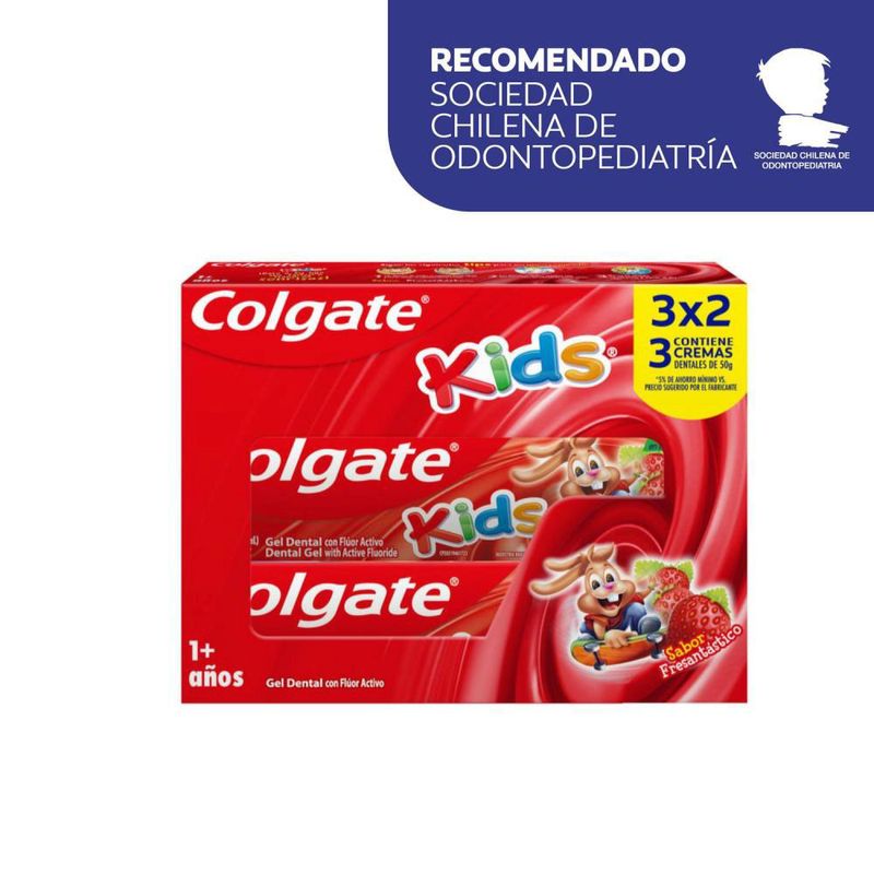 Colgate Pasta Dental Kids 3x2 UN