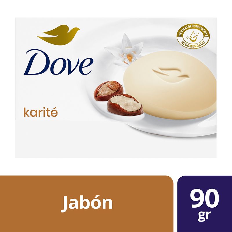 Dove Jabón Barra Karite 90 grs