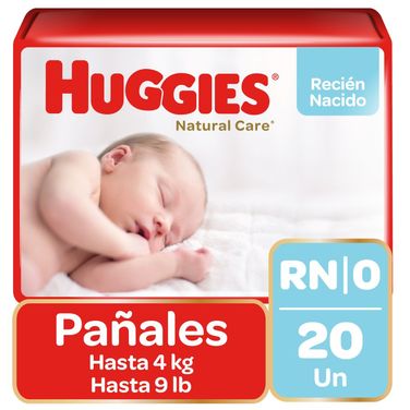 Huggies Pañales Natural Care Rn 20 UN