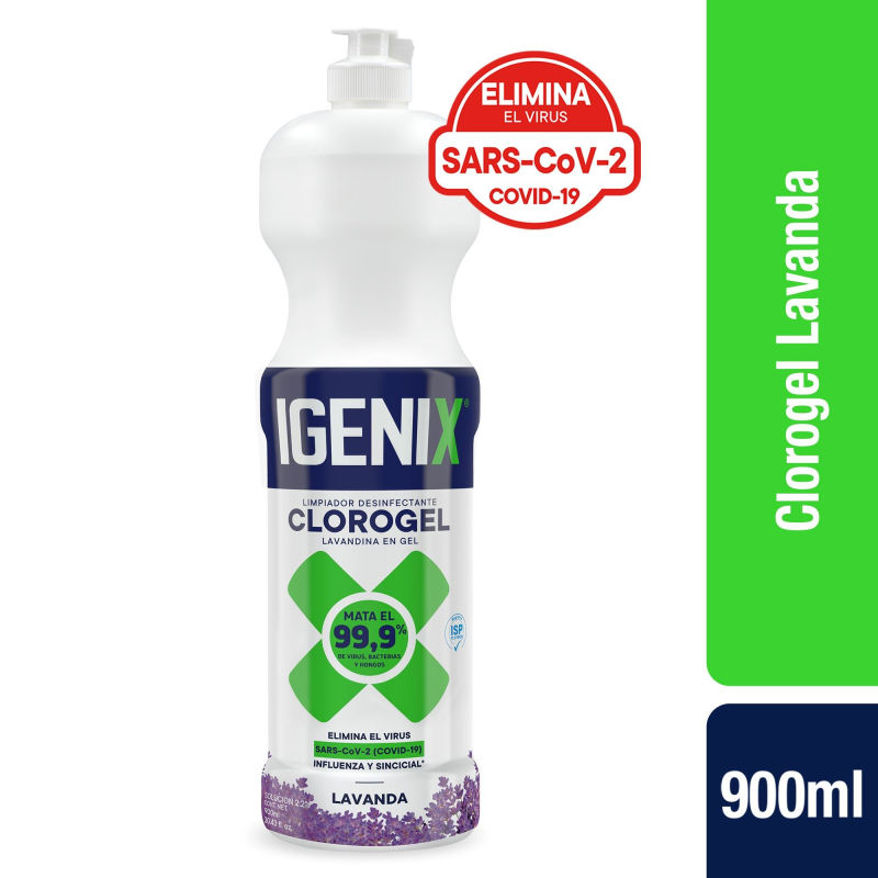 Igenix Cloro Gel Lavanda 900 ml