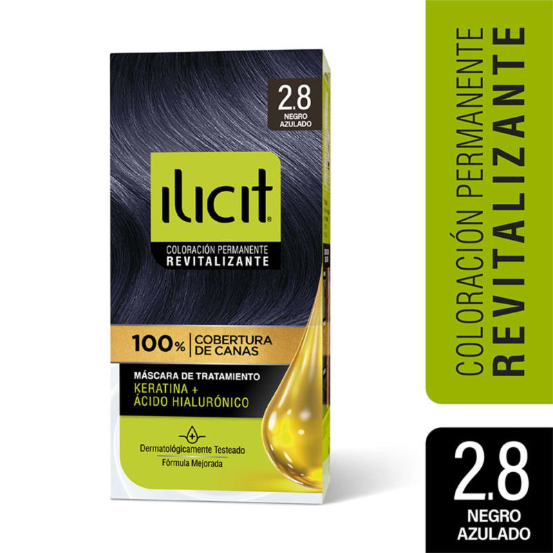 Ilicit Tintura 2/8 Negro Azulado