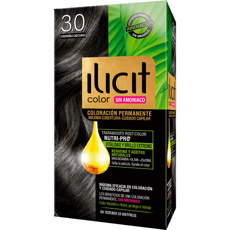 Ilicit Tintura 3/0 Castaño Oscuro