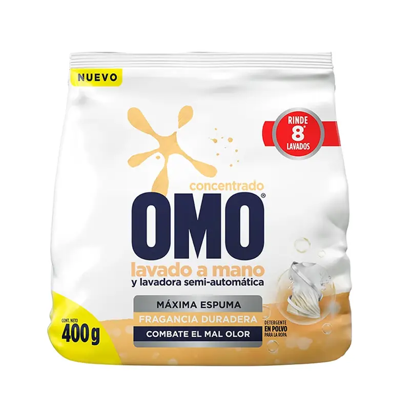 Omo Detergente Polvo  Matic 400 grs