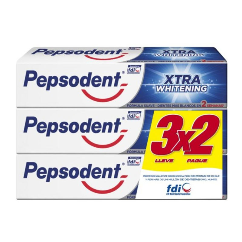 Pepsodent Pasta Dental  Anticaries 130 grs 3 UN
