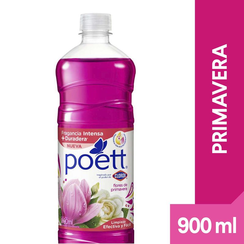 Poett Limpia Pisos Flores de Primavera 900 ml