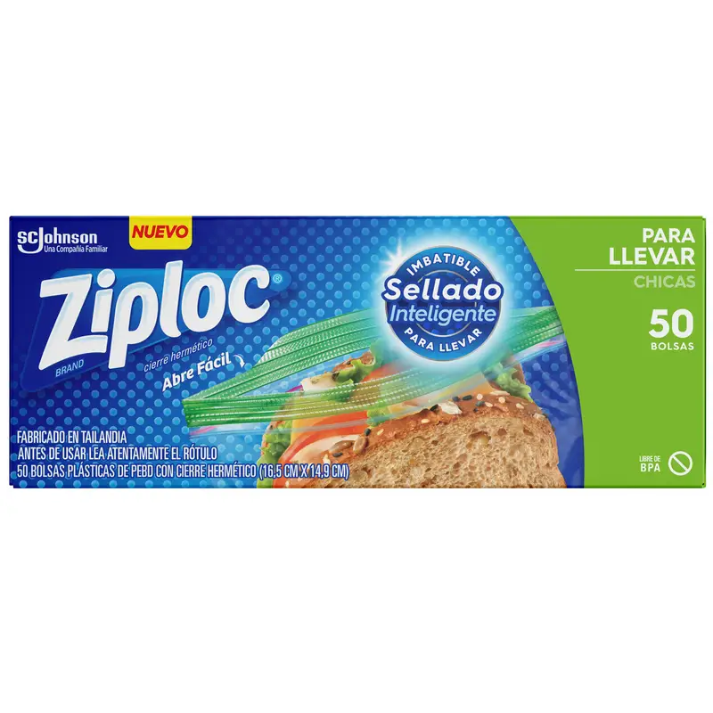Ziploc Bolsas Chicas 50 UN