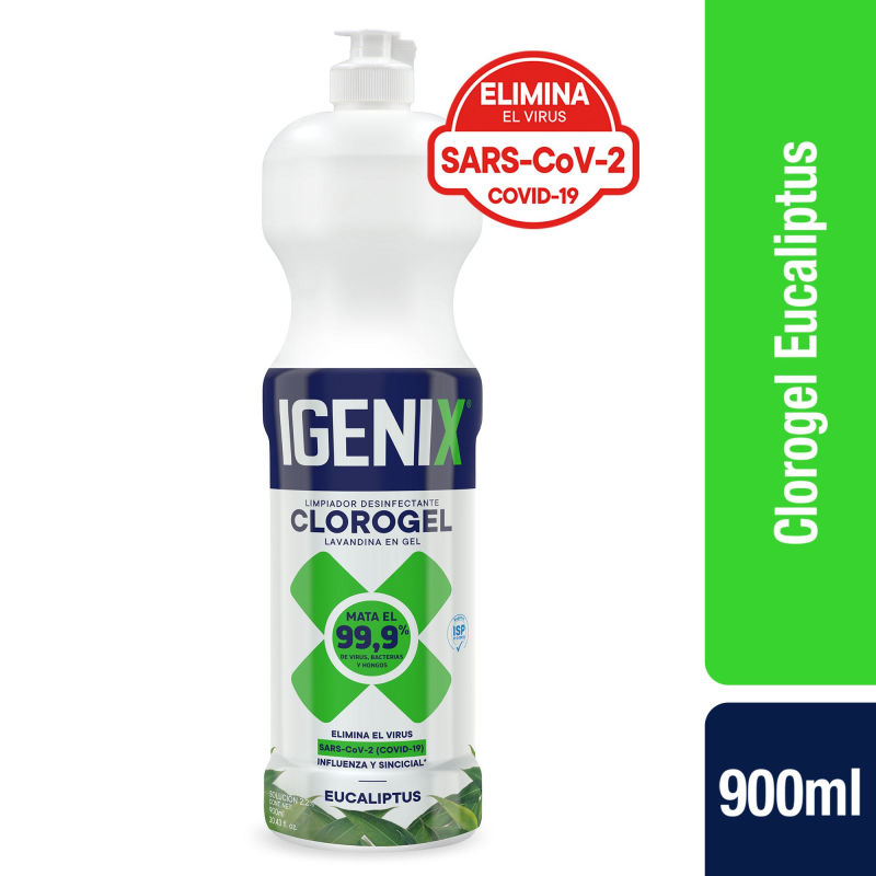 Igenix Cloro Gel Eucaliptous 900 ml