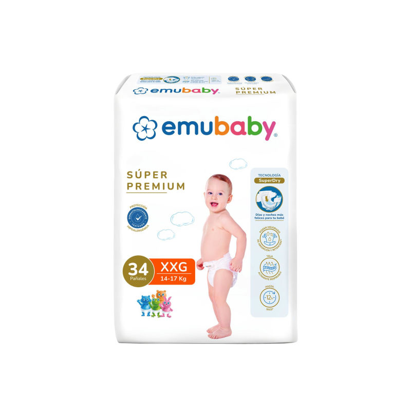 Emubaby Pañales  Xg 34 UN