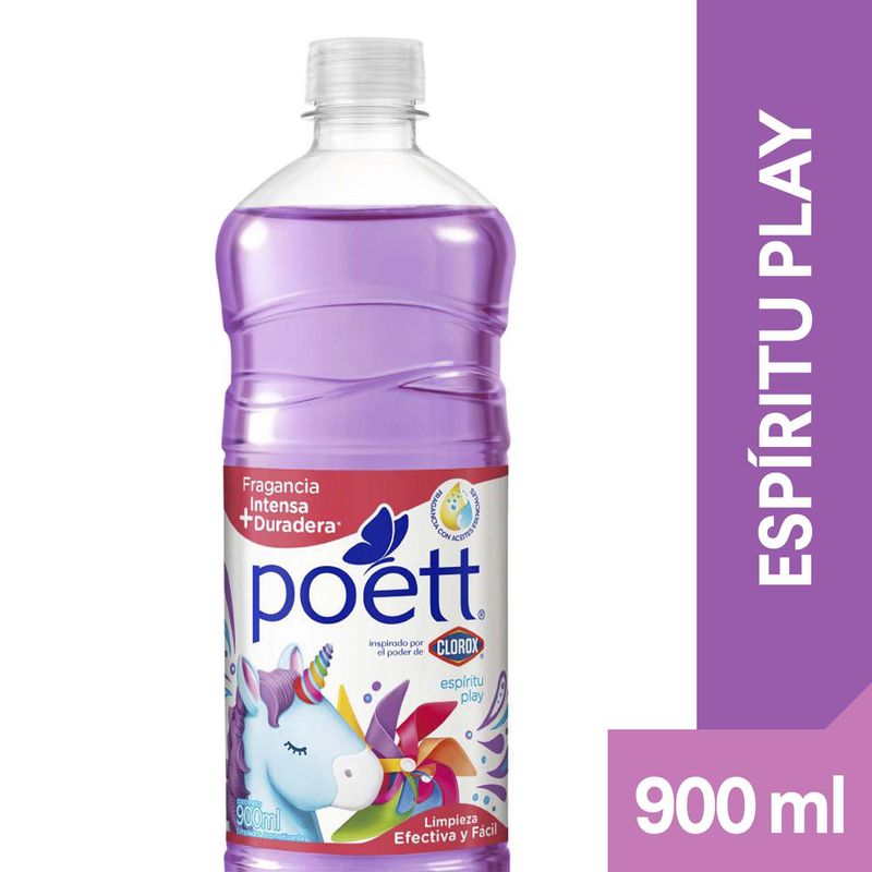 Poett Limpia Piso Espiritu Play 900 ml