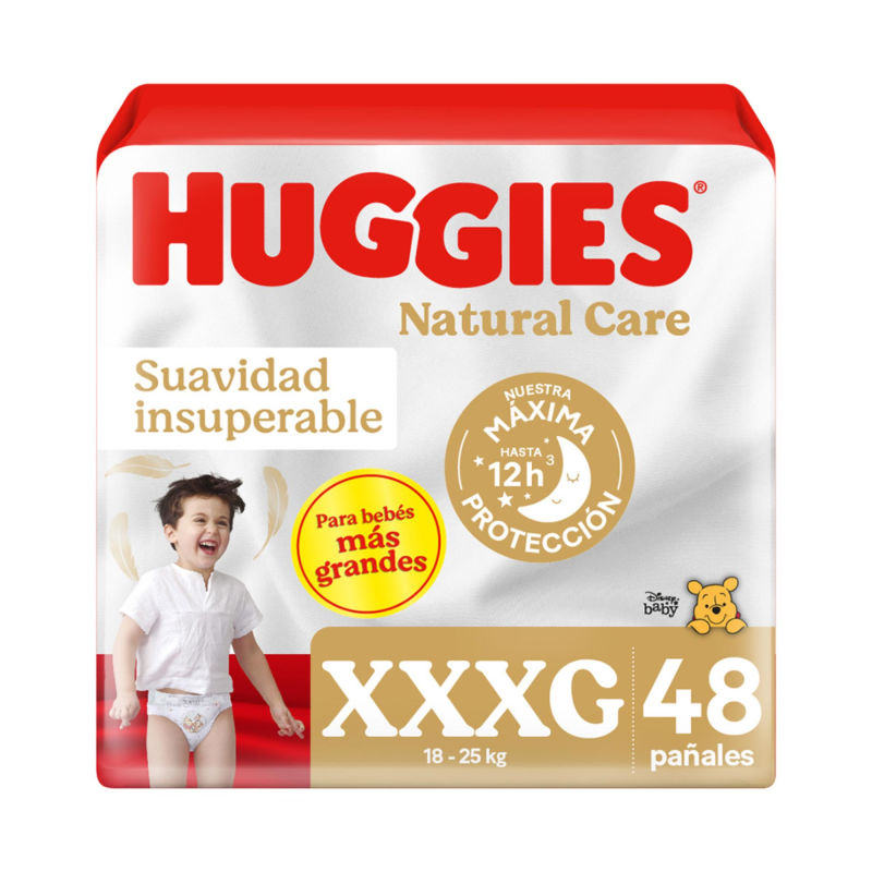 Huggies Pañales Natural Care Xxxg 48 UN