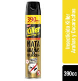 Killer Insecticida Mata Araña Y Cucarachas 390 cc