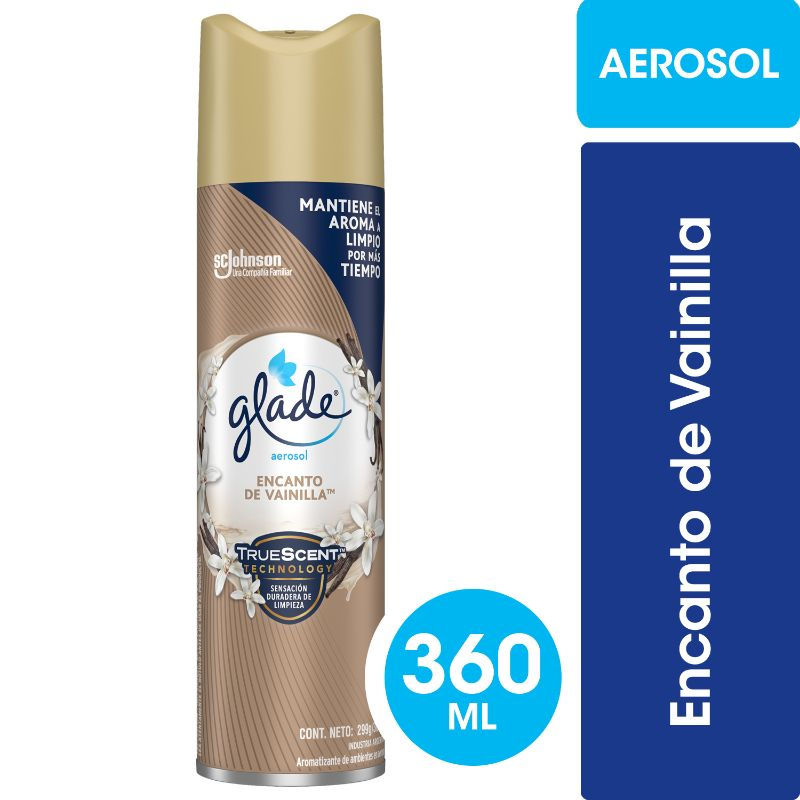 Glade Aerosol NF Encanto de Vainilla 360 ml