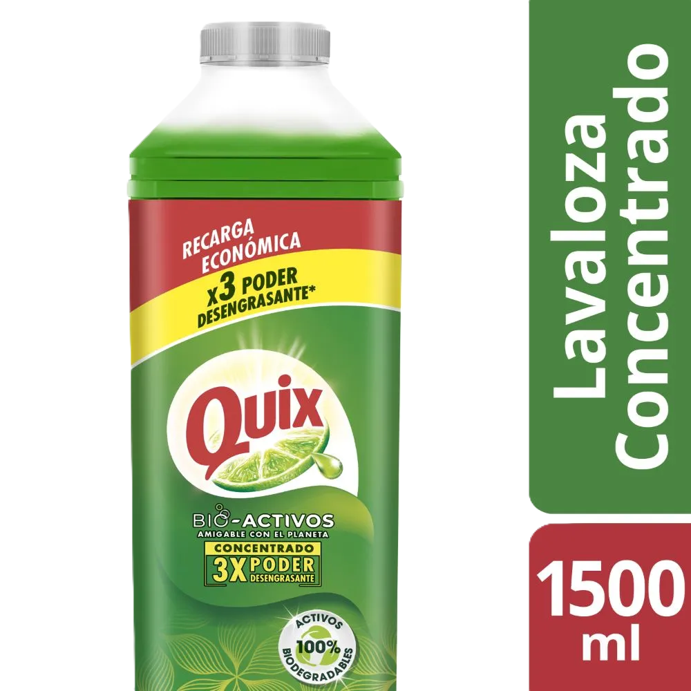Quix Lavaloza Bio Activo 1.5 Lts