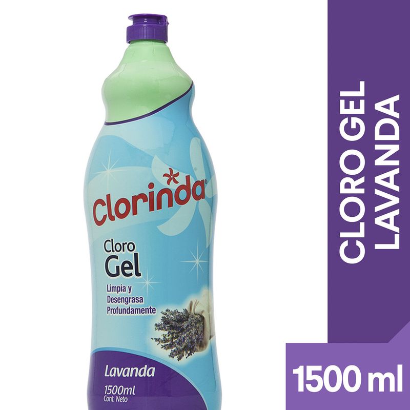 Clorinda Cloro Gel Lavanda 1.5 Lts