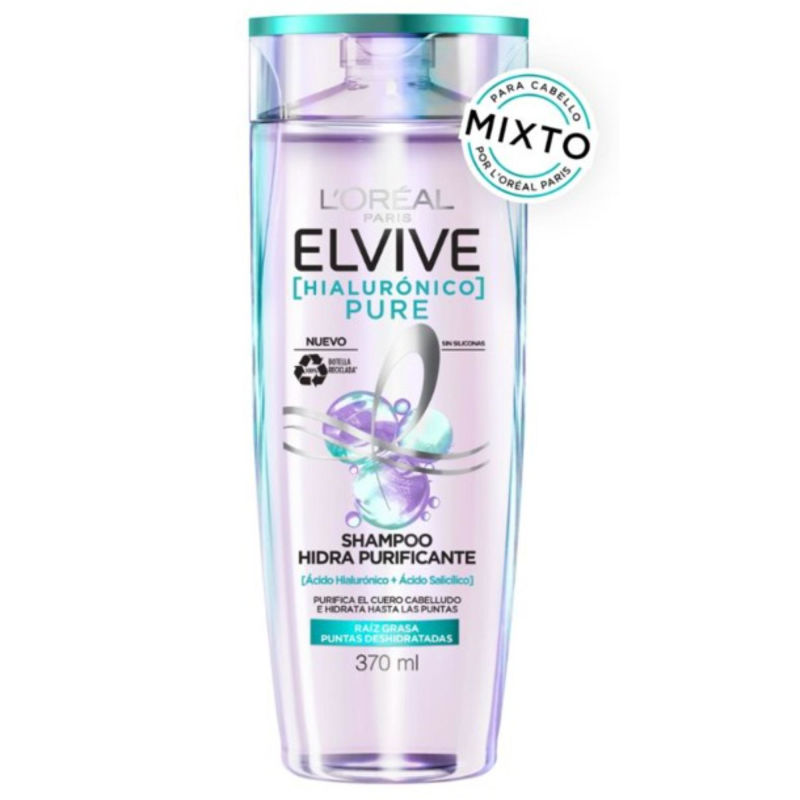 Elvive Hialurónico Pure Shampoo 370 ml