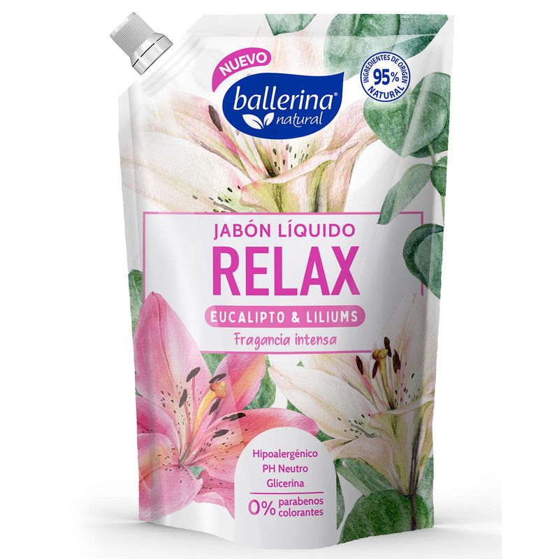 Ballerina Jabón Relax Eucalipto & Liliums DP 750 ml