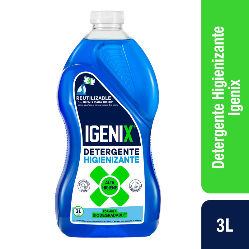 Igenix Detergente Frescura Floral 3 Lts