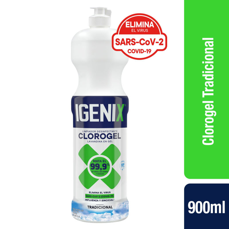 Igenix Cloro Gel Tradicional 900 ml