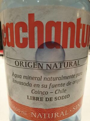 Cachantun Agua Mineral Sin Gas 1600 ml