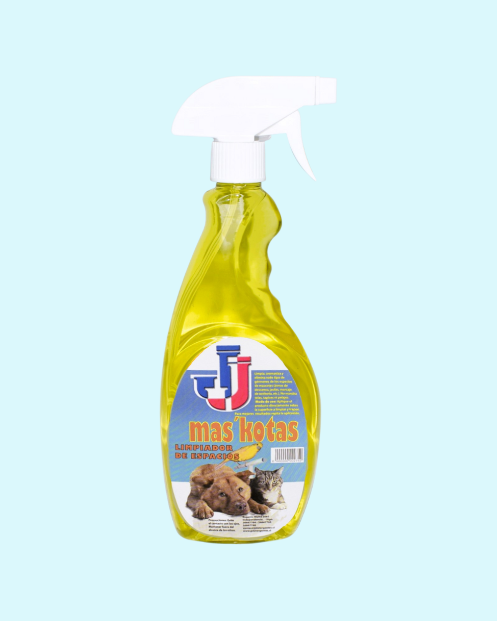 JJ Limpiador de Espacios Mascotas 500 ml