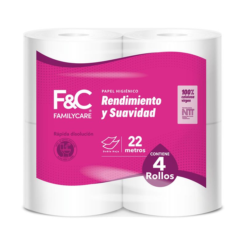 Regio Papel Higiénico 22 metros 4 UN