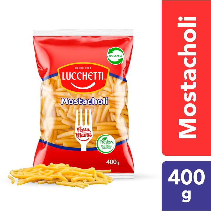 Lucchetti Fideos Mostacholi 400 grs