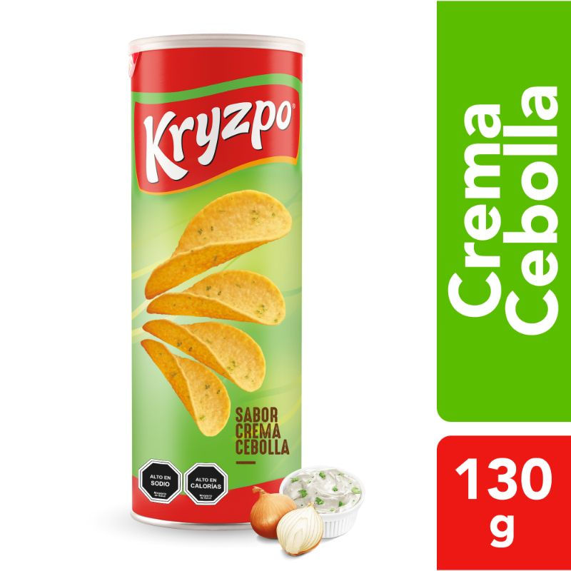 Kryzpo Papas Sabor Crema Cebolla 130 grs