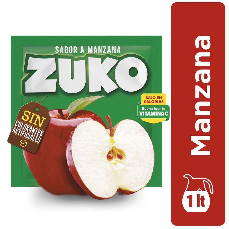 Zuko Jugo Polvo Manzana 15 grs