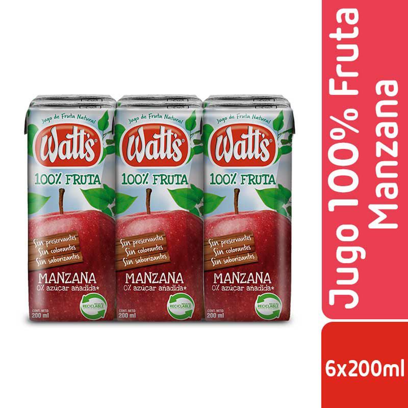 Zuko Jugo Manzana Pack 6 UN 200 ml