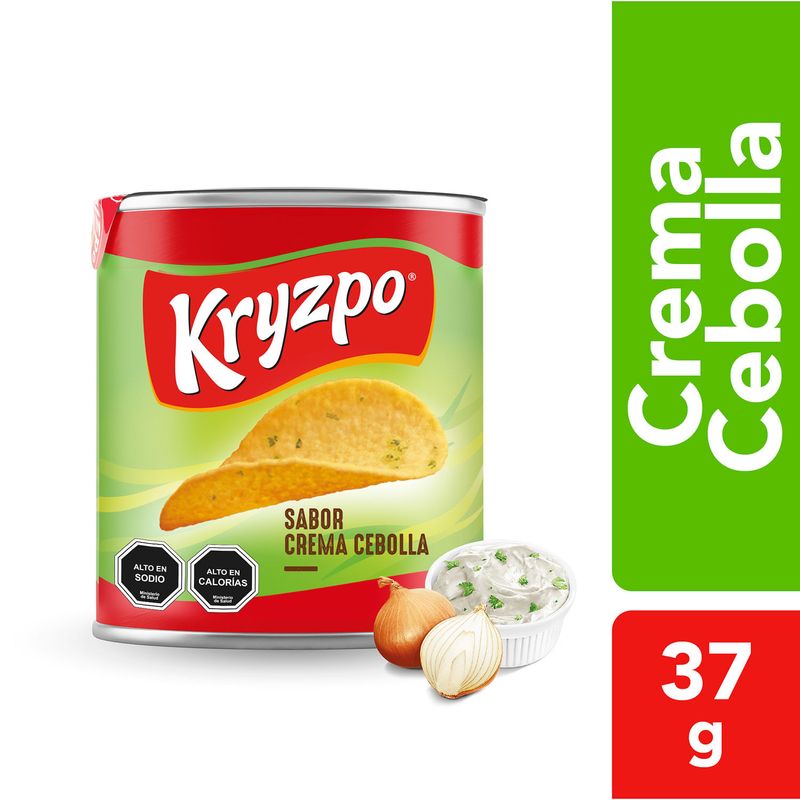 Kryzpo Papas Sabor Crema Cebolla 37 grs
