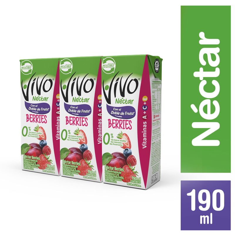 Sprim Néctar Berries 190 ml Pack 3 UN