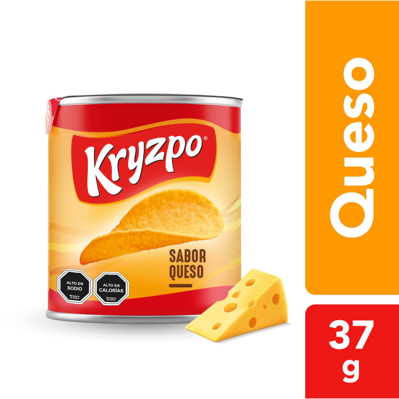 Kryzpo Papas Sabor Queso 37 grs
