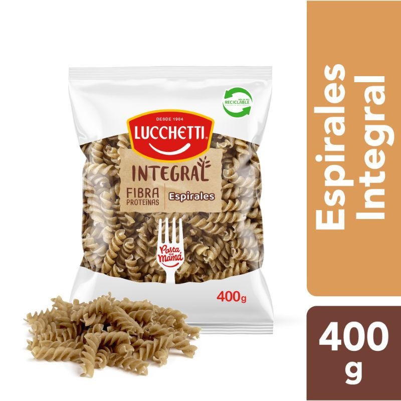 Lucchetti  Fideos Espirales 400 grs
