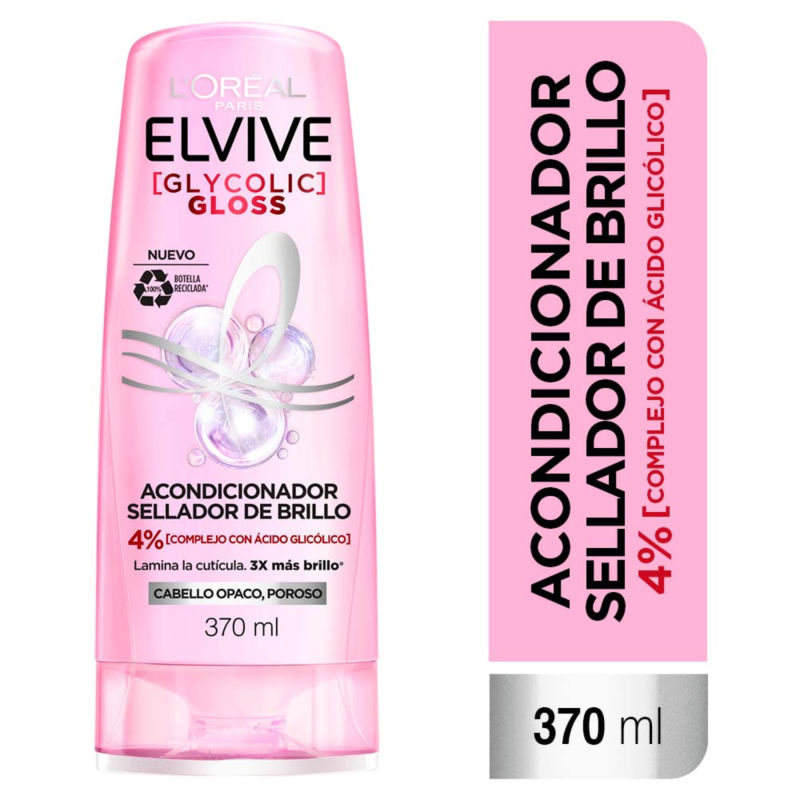 Elvive Acondicionador Glycolic Gloss 370 ml