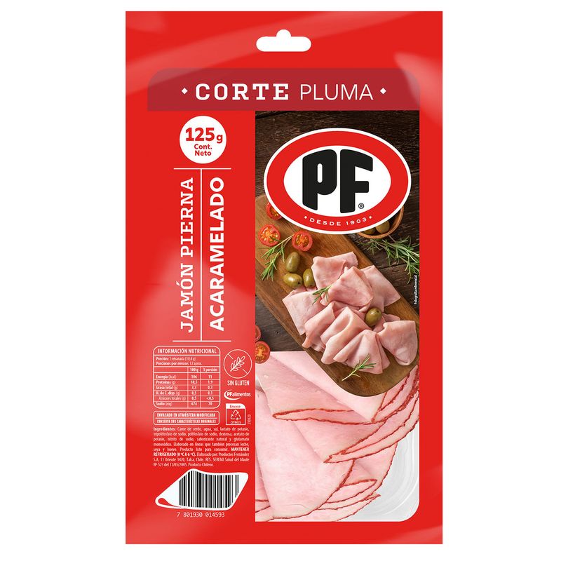 PF Jamón Pierna Acaramelado 125 grs