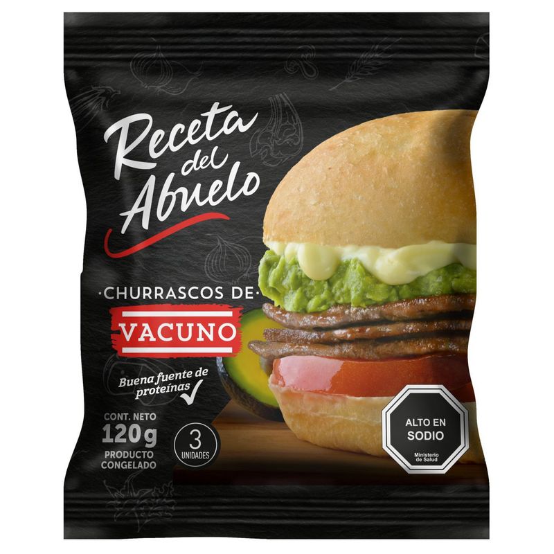 Receta del Abuelo Churrasco de Vacuno 120 grs