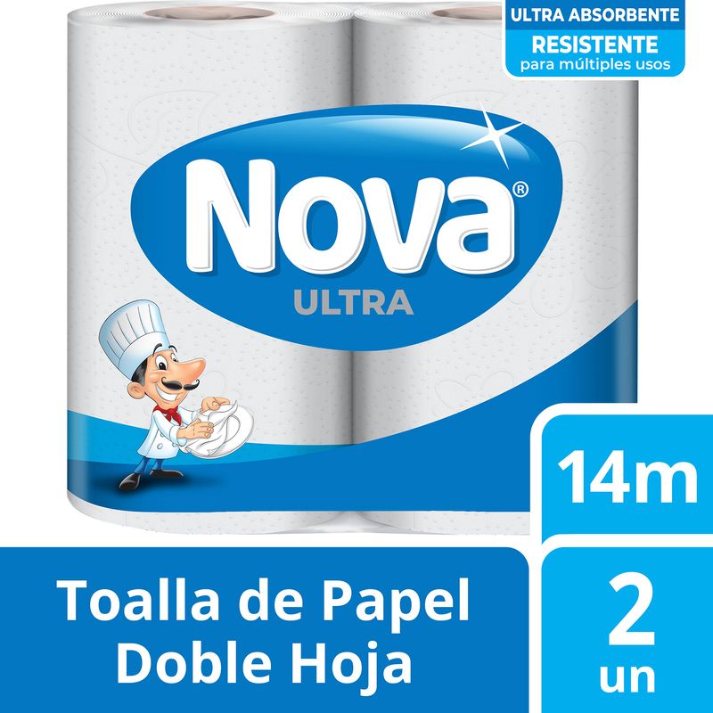 Nova Toalla de Papel Ultra 14 Metros 2 UN