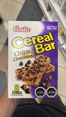 Costa Cereal Bar Chips De Chocolate Caja 8 UN