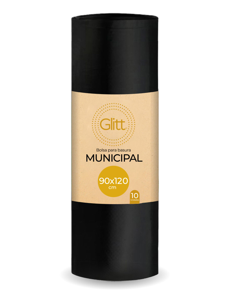 Glitt Bolsa Basura Municipal 90X120cm 10 UN