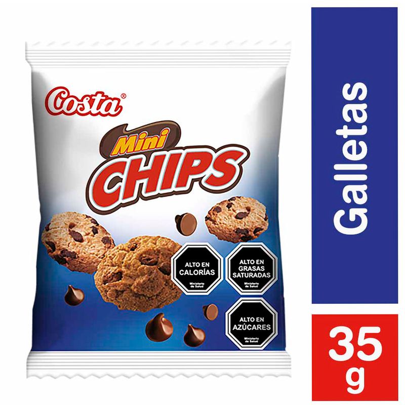 Costa Galletas Mini Brownie Chips 35 grs