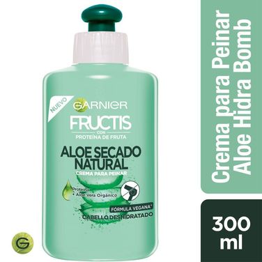 Fructis Crema Aloe Secado Natural 300 ml