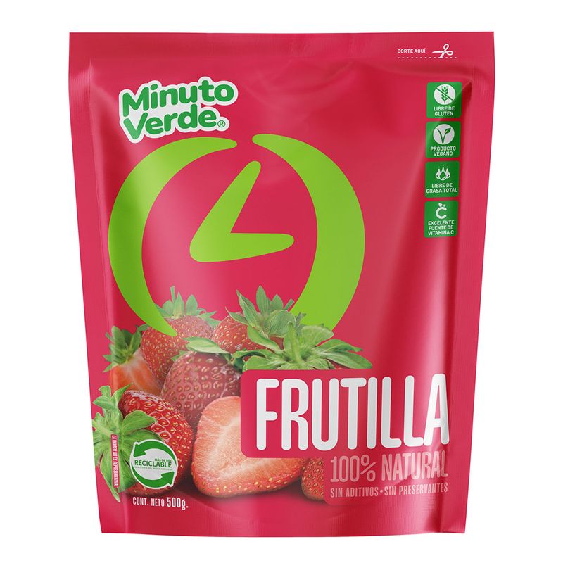 Minuto Verde Frutilla 500 grs