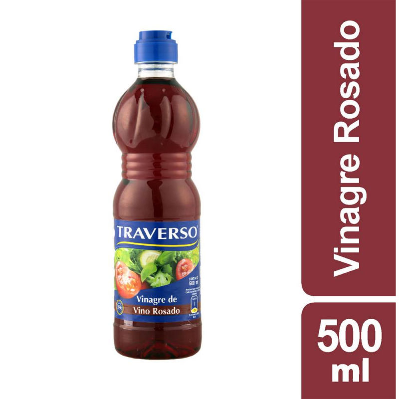 Traverso Vinagre de Vino Rosado 500 ml