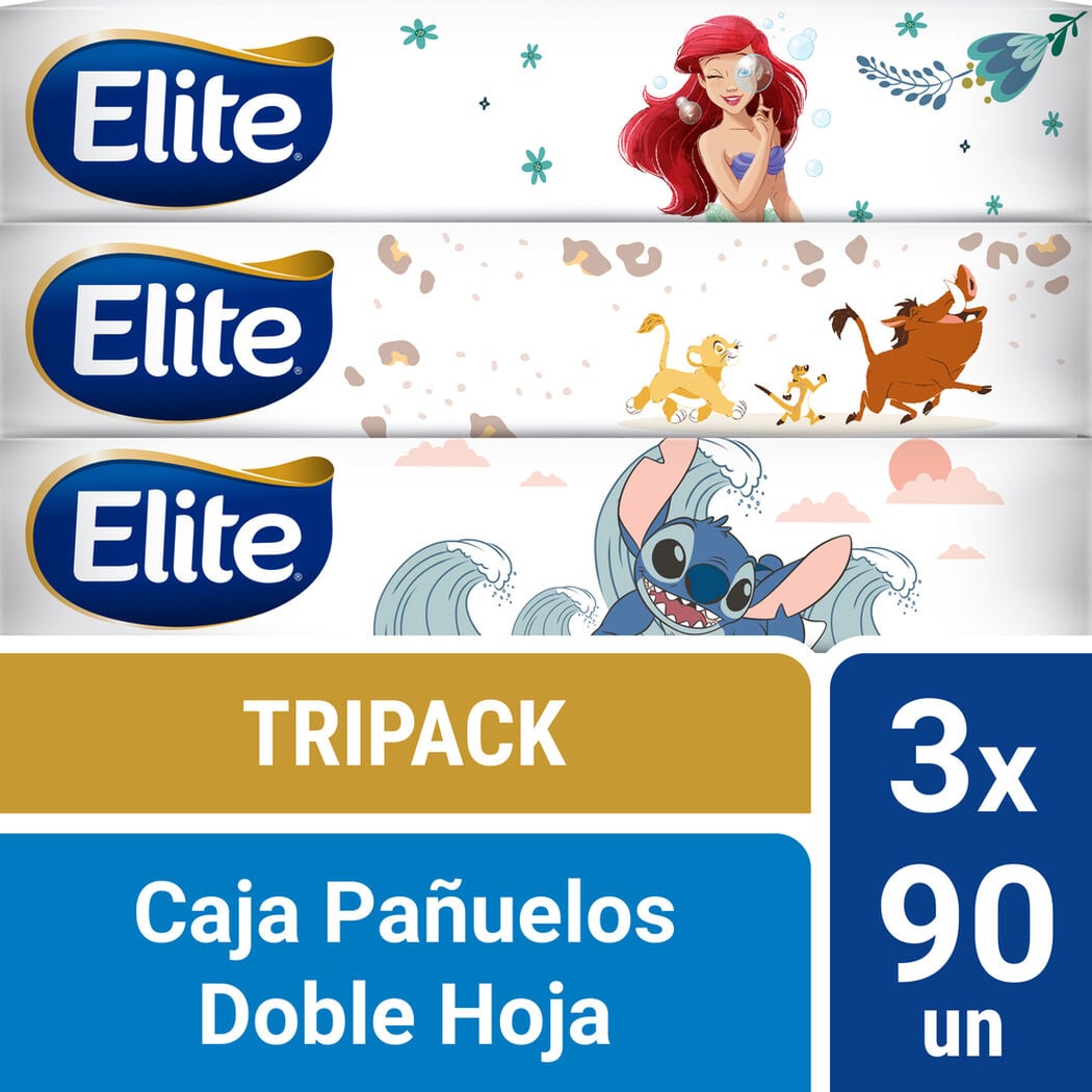 Elite Pañuelo Diseños Disney Pack de 6 UN