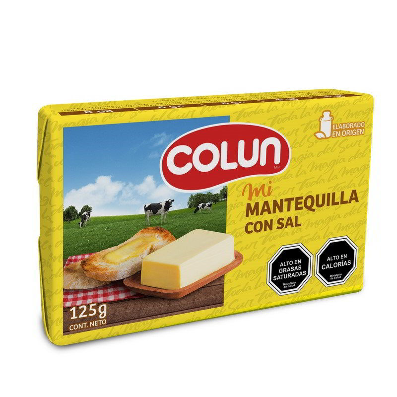 Colun Mantequilla Con Sal 125 grs