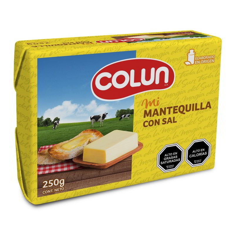 Colun Mantequilla Con Sal 250 grs